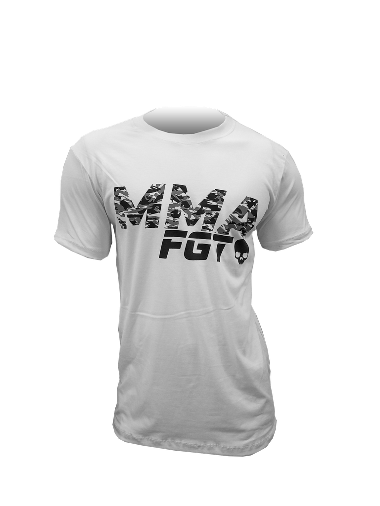 Remera MMA Camo (color blanco)