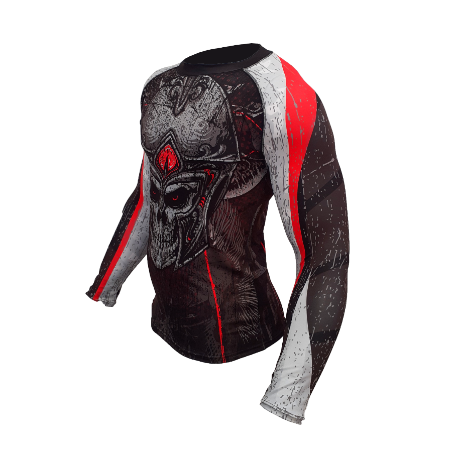 Rashguard ranglan larga Spartan Skull 3-4