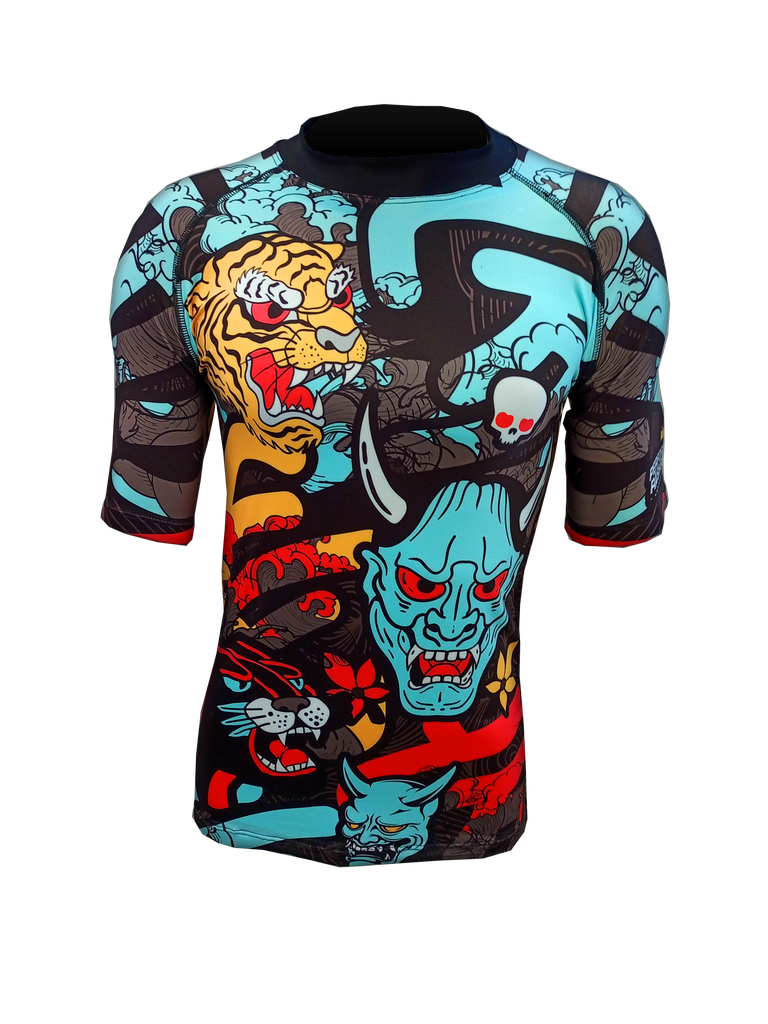 Rashguard ranglan m/corta Okami 