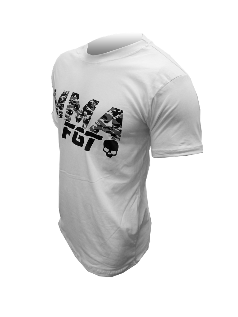 Remera MMA Camo (color blanco)