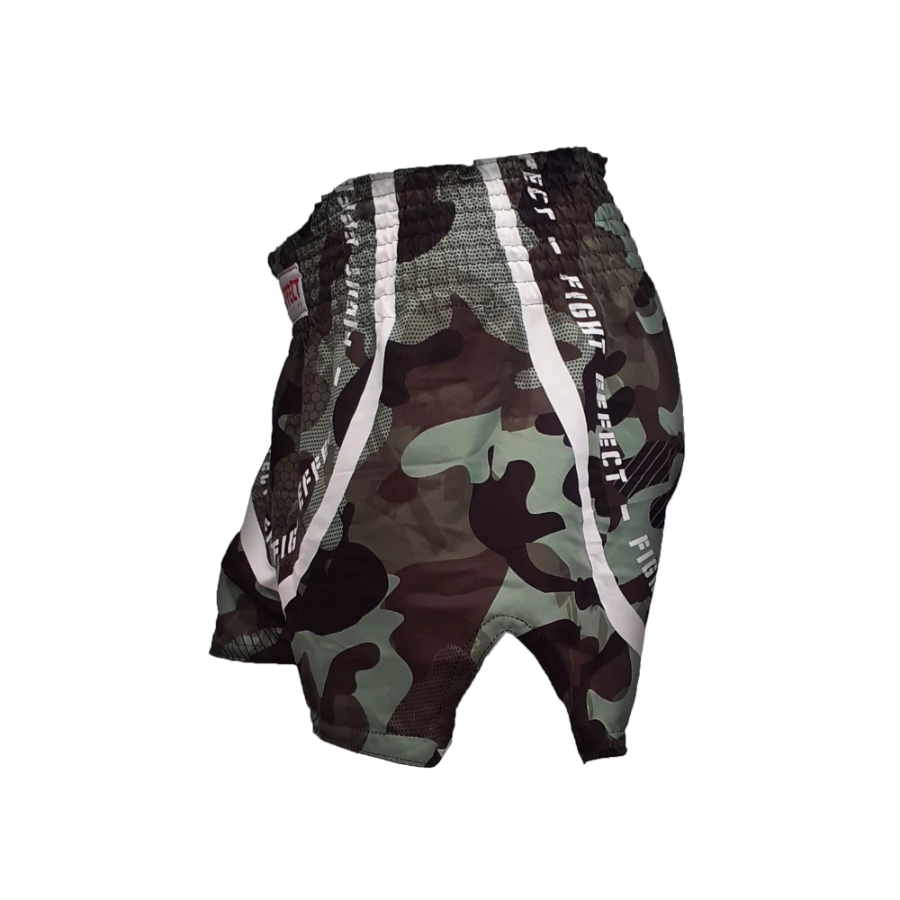 Short Muay Thai Camo lado izquierdo