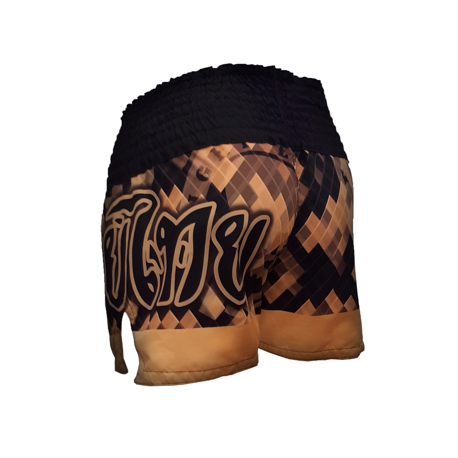 Short Muay Thai Cobra Skin espalda