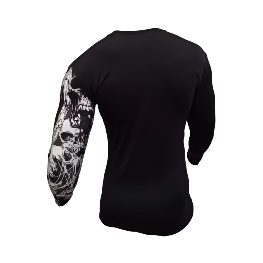 Rashguard S1 m/larga Caveira espalda