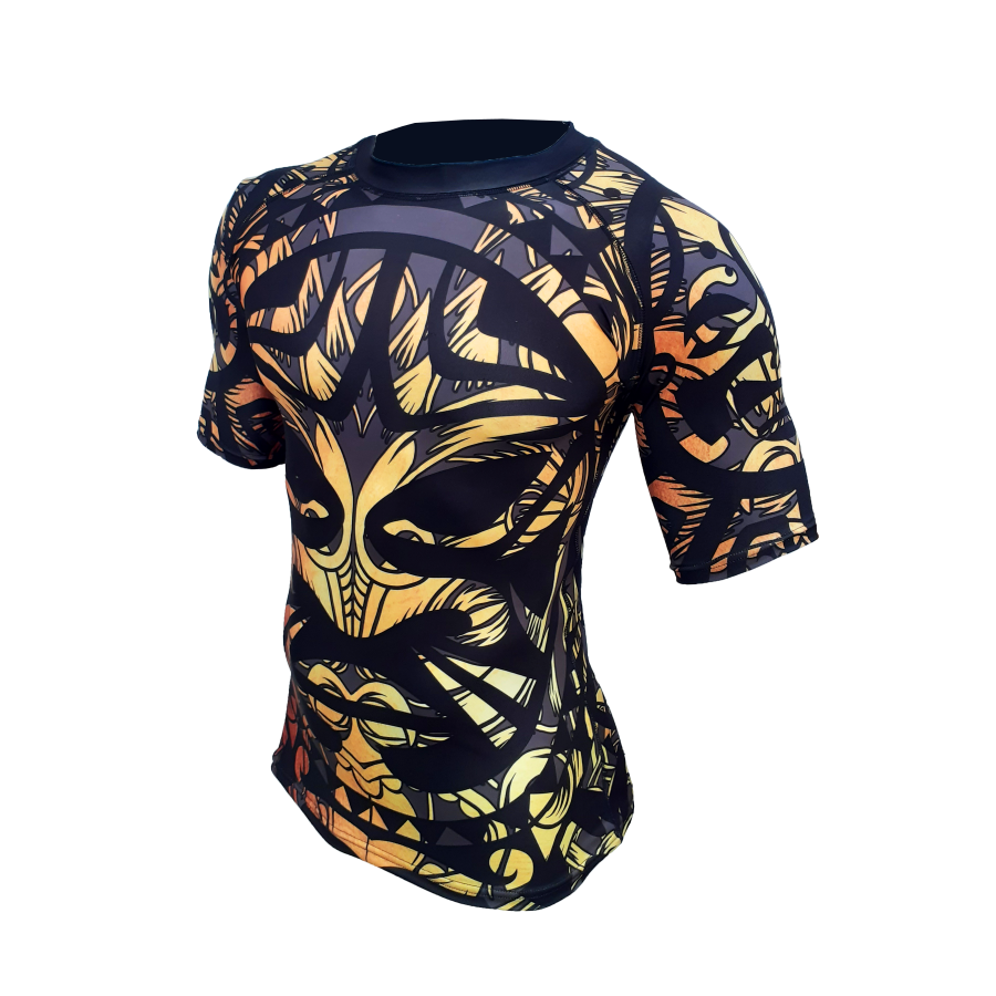 Rashguard ranglan corta Maorí 3-4