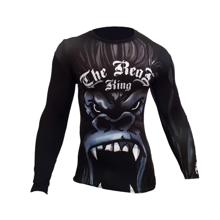Rashguard S1 m/larga The Real King (PREMIUM)