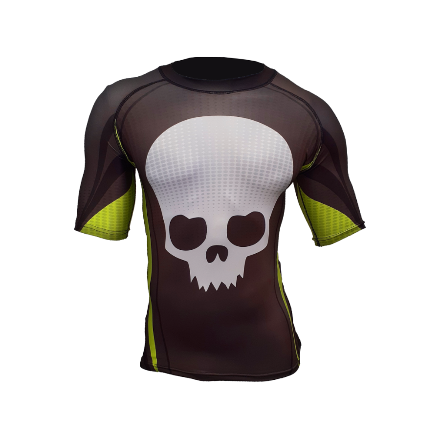 [FGT-RA010-UNI_S] Rashguard Ranglan Corta Neon Fit (S)