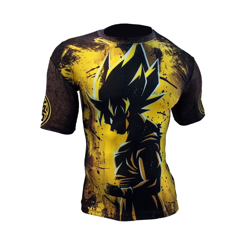 [FGT-RA011-UNI_S] Rashguard S1 Corta Goku (S)
