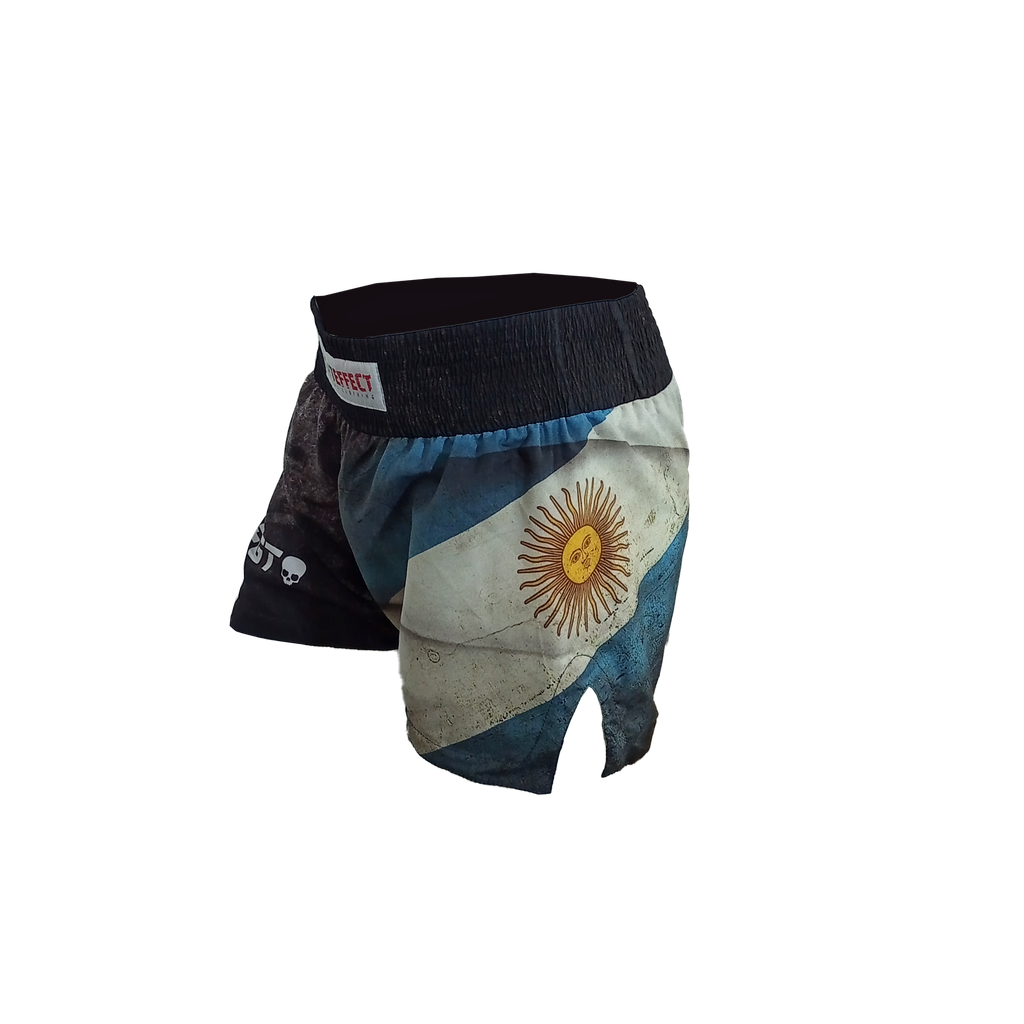 [FGT-SH012-UNI_S] Short Muay Thai Argentina (S)