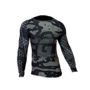 Rashguard ranglan m/larga Black 100x