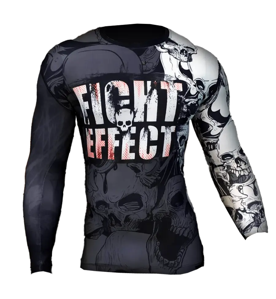 Rashguard S1 m/larga Caveira