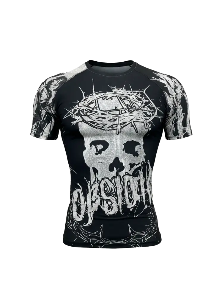 Rashguard ranglan m/corta RIP (jesus)