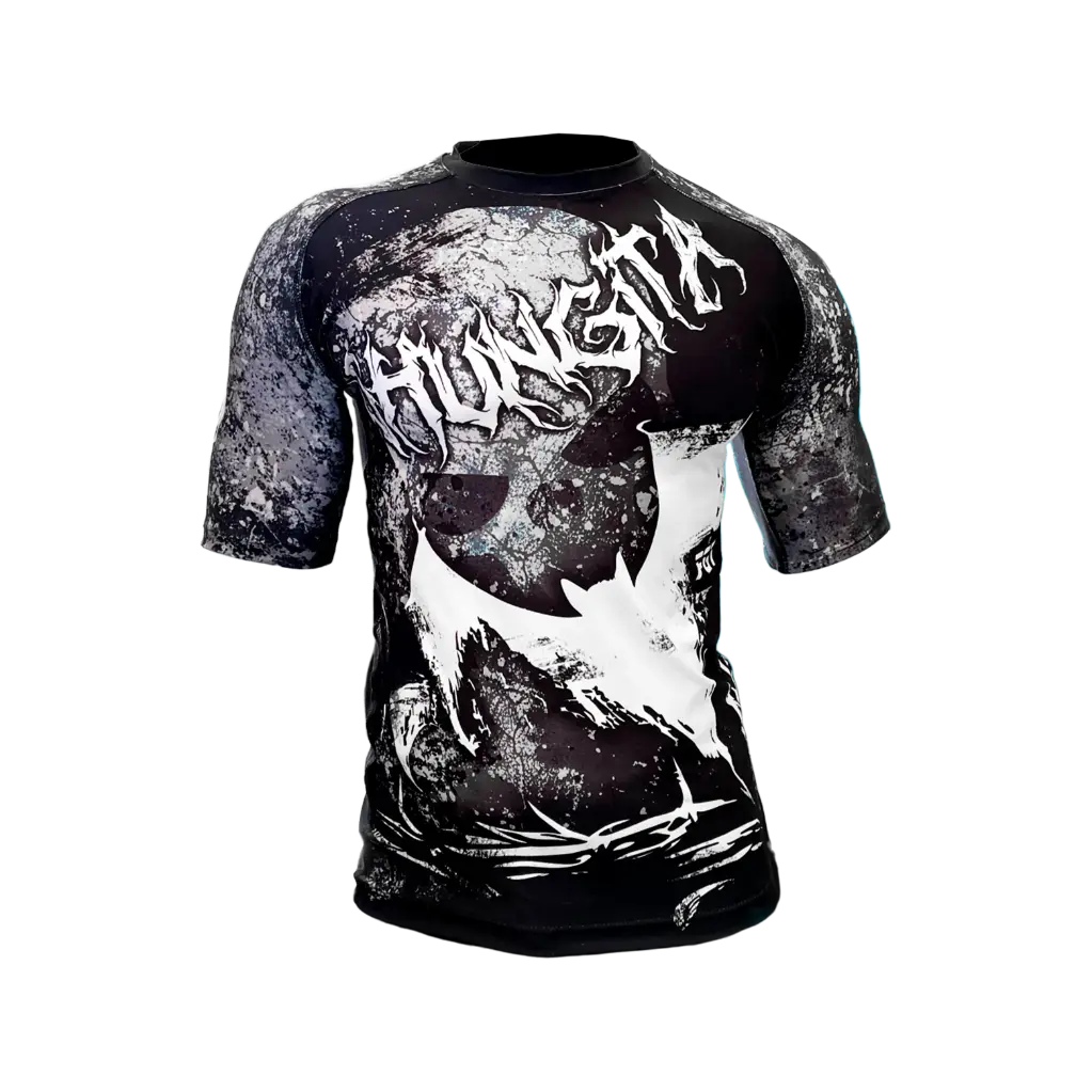 [FGT-RA035-UNI_S] Rashguard Ranglan Corta Shungita (murcielago) (S)