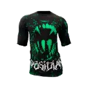 Rashguard ranglan m/corta Obsidian (verde)
