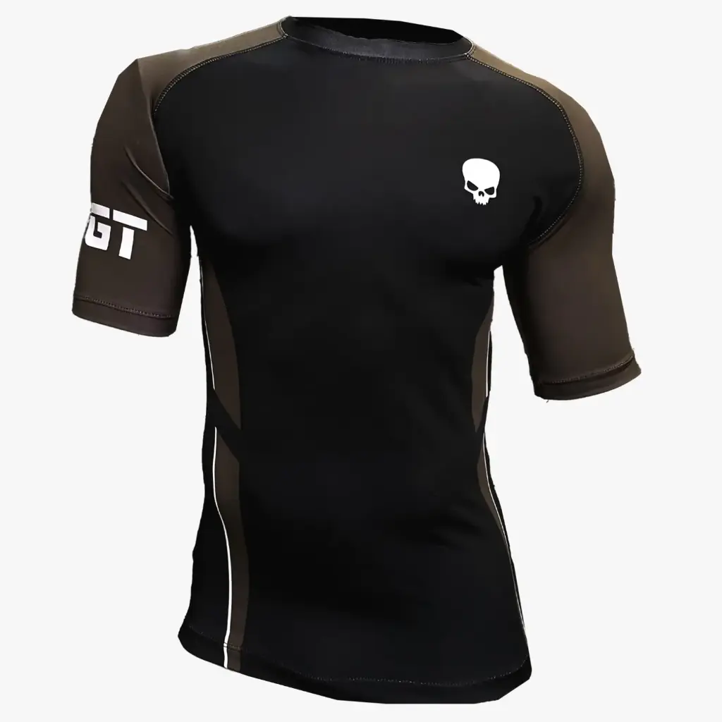 Rashguard ranglan Faixa Marron