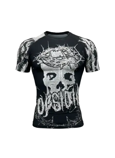Rashguard ranglan m/corta RIP (jesus)