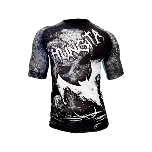 Rashguard ranglan m/corta Shungita (murcielago)