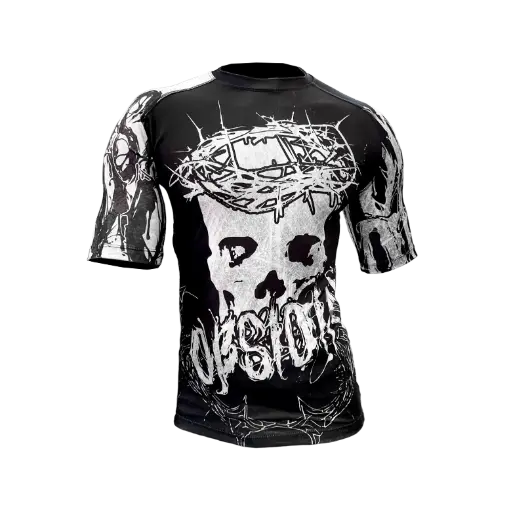 Rashguard ranglan m/corta RIP (jesus)