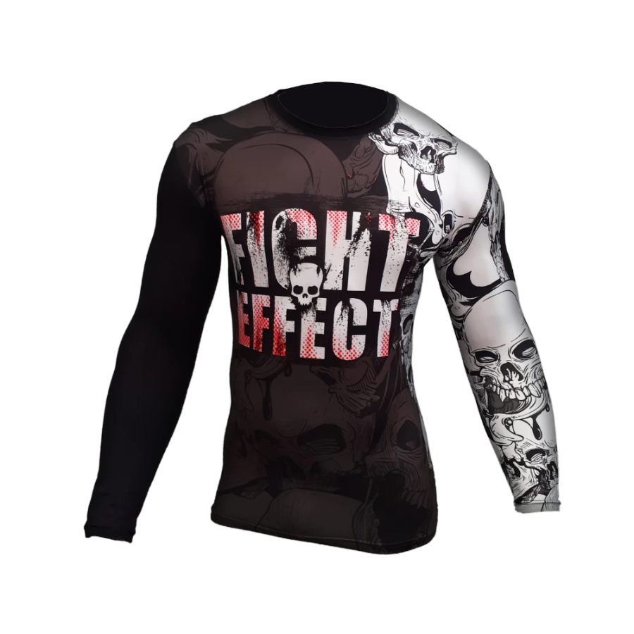 Rashguard S1 m/larga Caveira